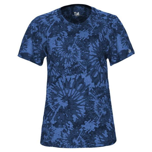 Women's Tie-Dyed Tri-Blend T-Shirt Thumbnail