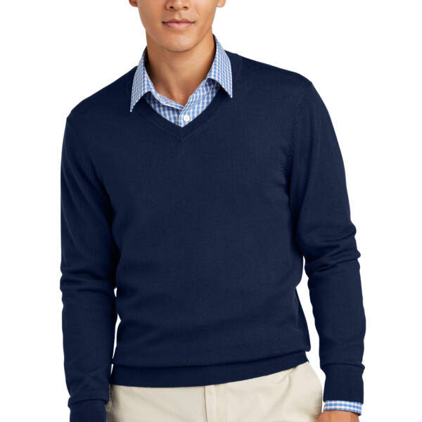 Washable Merino V Neck Sweater Thumbnail