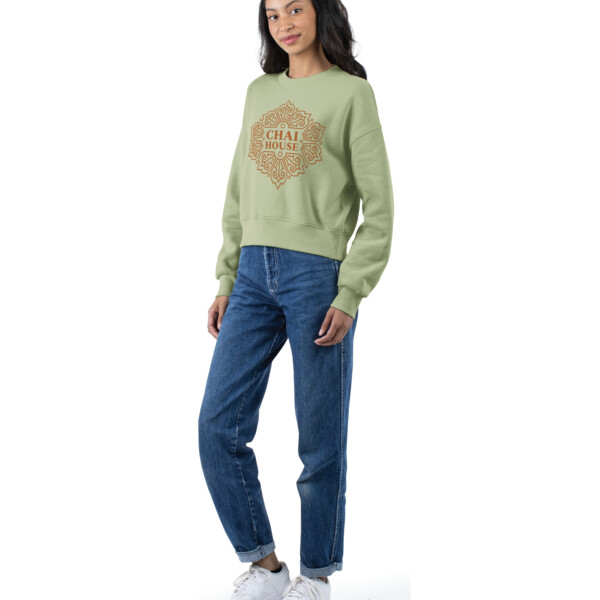 Ladies Slouchy Crew Thumbnail