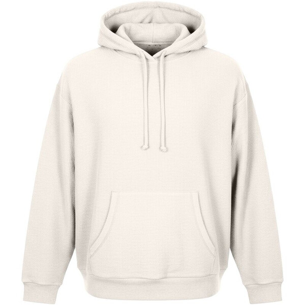 Unisex Corded Pullover Hooded Sweatshirt Thumbnail