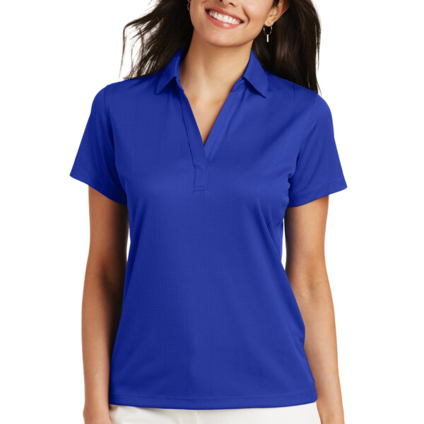 Women's Performance Fine Jacquard Polo Thumbnail