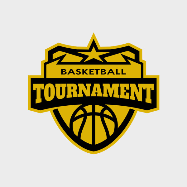 Tournament Basketball logo template 02 Thumbnail