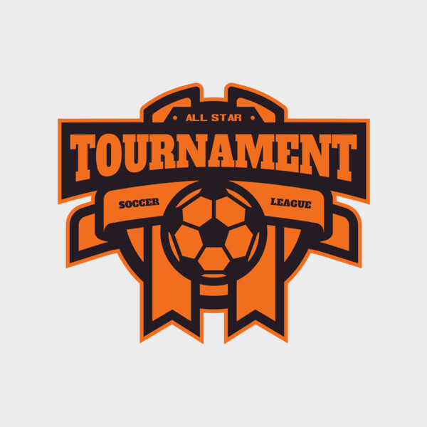 Tournament Soccer league logo template Thumbnail