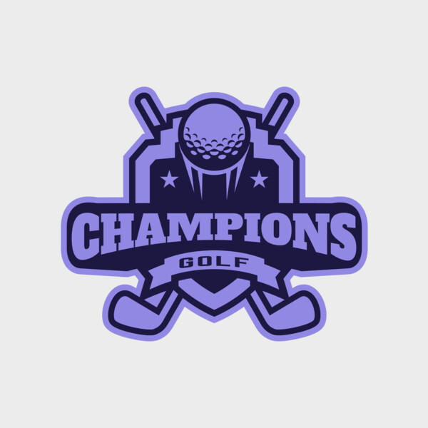 Champions Golf logo template Thumbnail