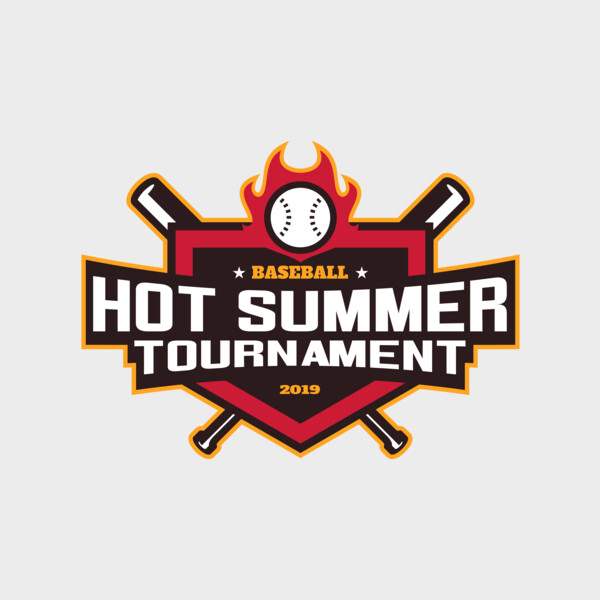 Hot Summer Tournament Baseball logo 01 Thumbnail