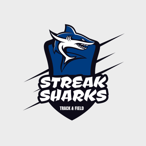 Sharks Track & Field Team Logo 01 Thumbnail
