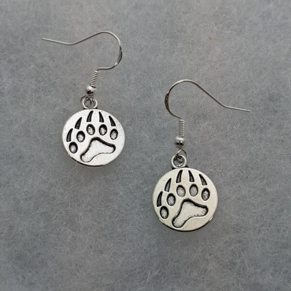 Paw Print Dangle Earrings Thumbnail