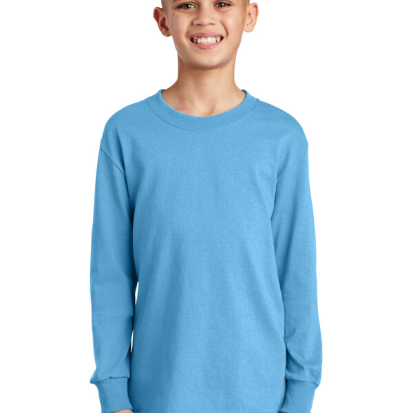 School Youth Long Sleeve Core Cotton Tee Thumbnail