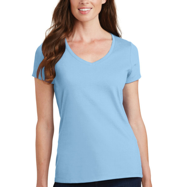 No Cust Copy of Ladies Fan Favorite V Neck Tee Thumbnail