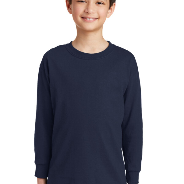 HRC Youth Heavy Cotton ™ 100% Cotton Long Sleeve T Shirt Thumbnail