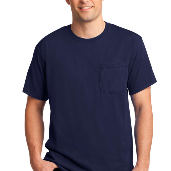 Dri Power ® Active 50/50 Cotton/Poly Pocket T Shirt Thumbnail