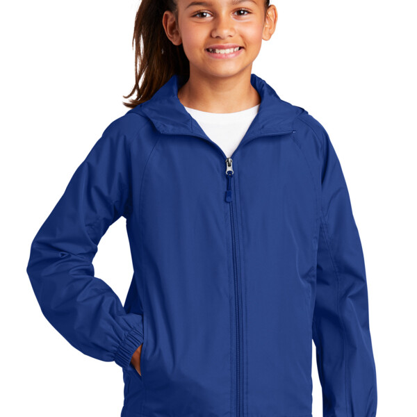 DP - Youth Hooded Raglan Jacket Thumbnail