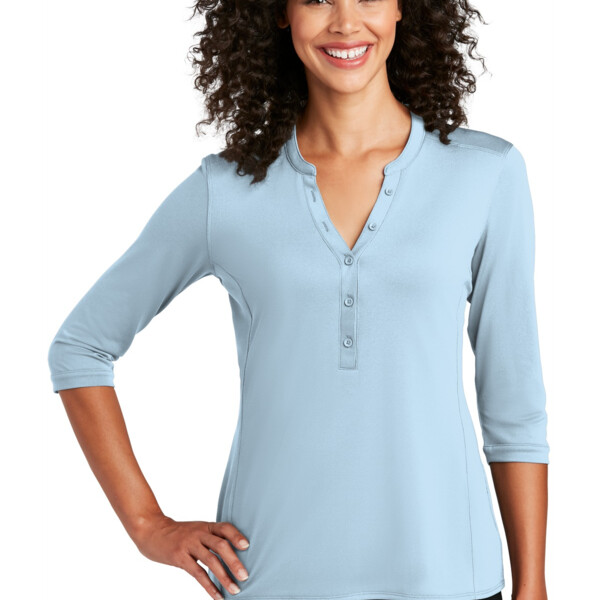 ycsd Ladies UV Choice Pique Henley Thumbnail