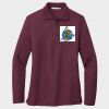 Ladies Silk Touch™ Long Sleeve Polo Thumbnail