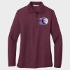 Ladies Silk Touch™ Long Sleeve Polo Thumbnail
