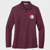 Ladies Silk Touch™ Long Sleeve Polo Thumbnail