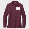 Ladies Silk Touch™ Long Sleeve Polo Thumbnail