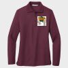 Ladies Silk Touch™ Long Sleeve Polo Thumbnail