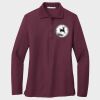 Ladies Silk Touch™ Long Sleeve Polo Thumbnail