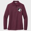 Ladies Silk Touch™ Long Sleeve Polo Thumbnail