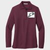 Ladies Silk Touch™ Long Sleeve Polo Thumbnail