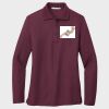 Ladies Silk Touch™ Long Sleeve Polo Thumbnail