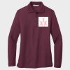 Ladies Silk Touch™ Long Sleeve Polo Thumbnail