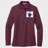 Ladies Silk Touch™ Long Sleeve Polo Thumbnail