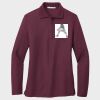 Ladies Silk Touch™ Long Sleeve Polo Thumbnail