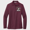 Ladies Silk Touch™ Long Sleeve Polo Thumbnail