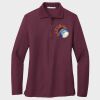 Ladies Silk Touch™ Long Sleeve Polo Thumbnail