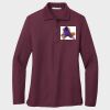 Ladies Silk Touch™ Long Sleeve Polo Thumbnail