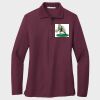 Ladies Silk Touch™ Long Sleeve Polo Thumbnail
