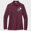 Ladies Silk Touch™ Long Sleeve Polo Thumbnail