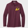 Ladies Silk Touch™ Long Sleeve Polo Thumbnail