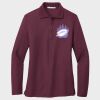 Ladies Silk Touch™ Long Sleeve Polo Thumbnail