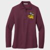 Ladies Silk Touch™ Long Sleeve Polo Thumbnail