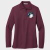Ladies Silk Touch™ Long Sleeve Polo Thumbnail