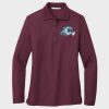 Ladies Silk Touch™ Long Sleeve Polo Thumbnail