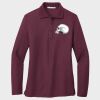 Ladies Silk Touch™ Long Sleeve Polo Thumbnail