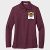Ladies Silk Touch™ Long Sleeve Polo Thumbnail