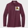 Ladies Silk Touch™ Long Sleeve Polo Thumbnail