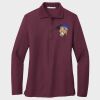 Ladies Silk Touch™ Long Sleeve Polo Thumbnail