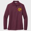 Ladies Silk Touch™ Long Sleeve Polo Thumbnail
