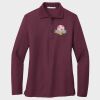 Ladies Silk Touch™ Long Sleeve Polo Thumbnail