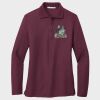 Ladies Silk Touch™ Long Sleeve Polo Thumbnail