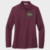 Ladies Silk Touch™ Long Sleeve Polo Thumbnail