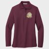 Ladies Silk Touch™ Long Sleeve Polo Thumbnail
