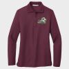Ladies Silk Touch™ Long Sleeve Polo Thumbnail