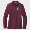 Ladies Silk Touch™ Long Sleeve Polo Thumbnail